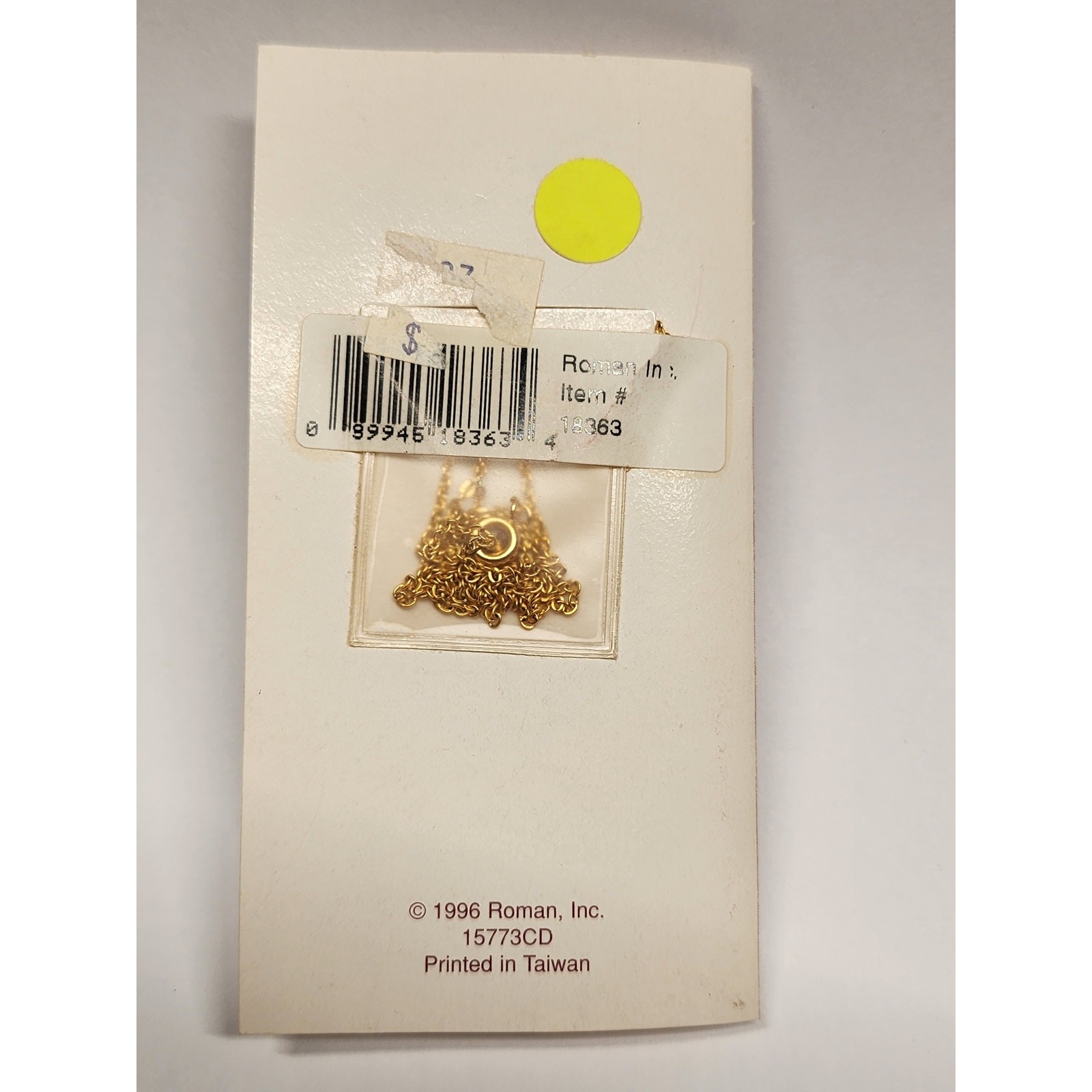 Heaven’s Pearl Angel Pendant Necklace by Roman Inc. – New on Card