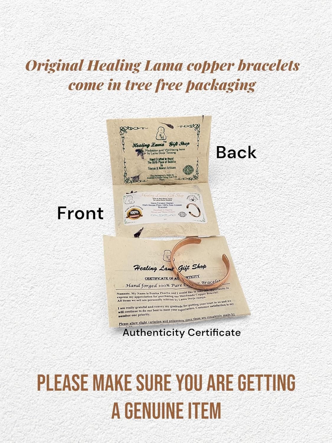 Luxury 100% Pure Copper Bracelet – Unique Handcrafted Cuff for All Occasions