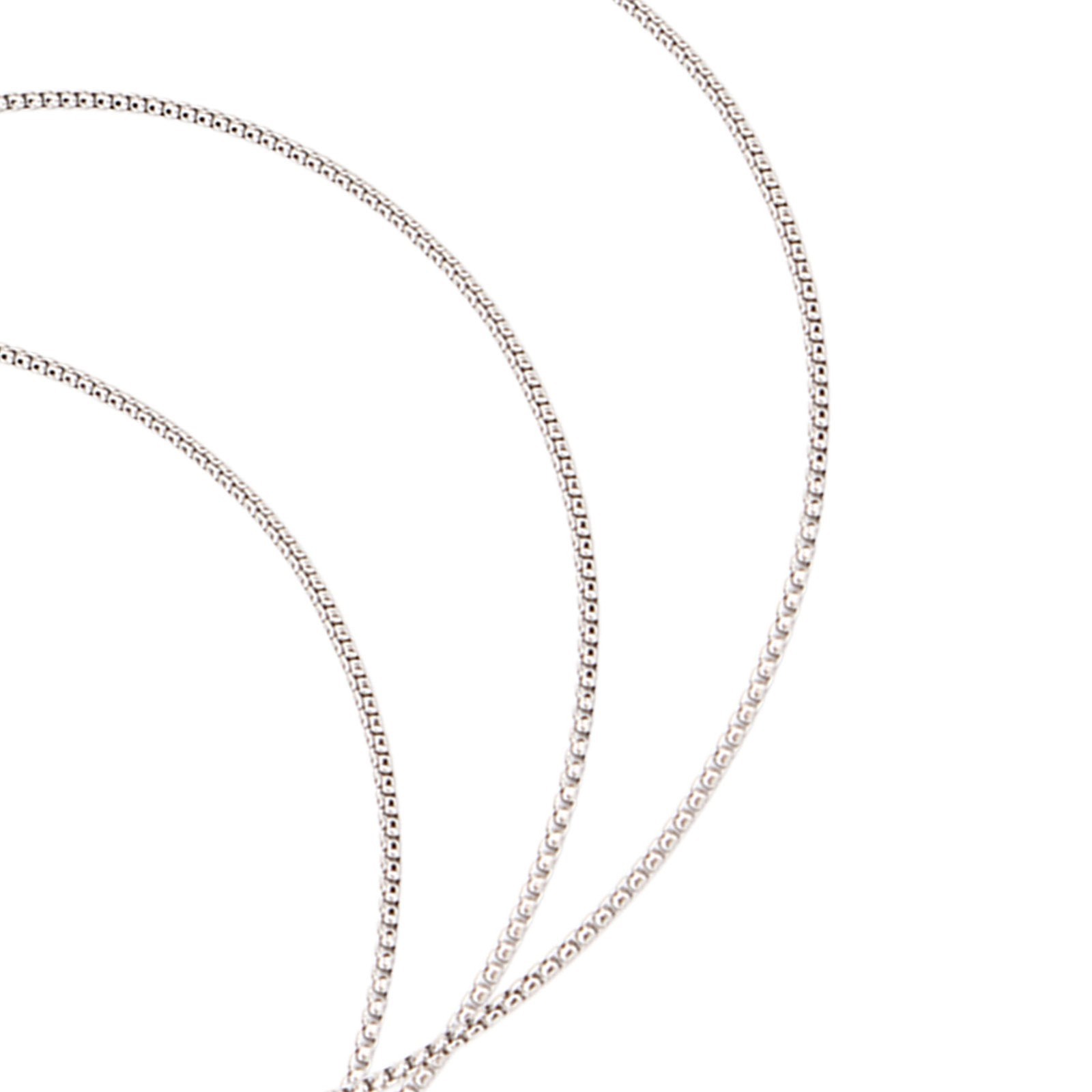 3Pcs Titanium Steel Necklace 19.7in Long 0.1in Thick Stylish Design High Polish