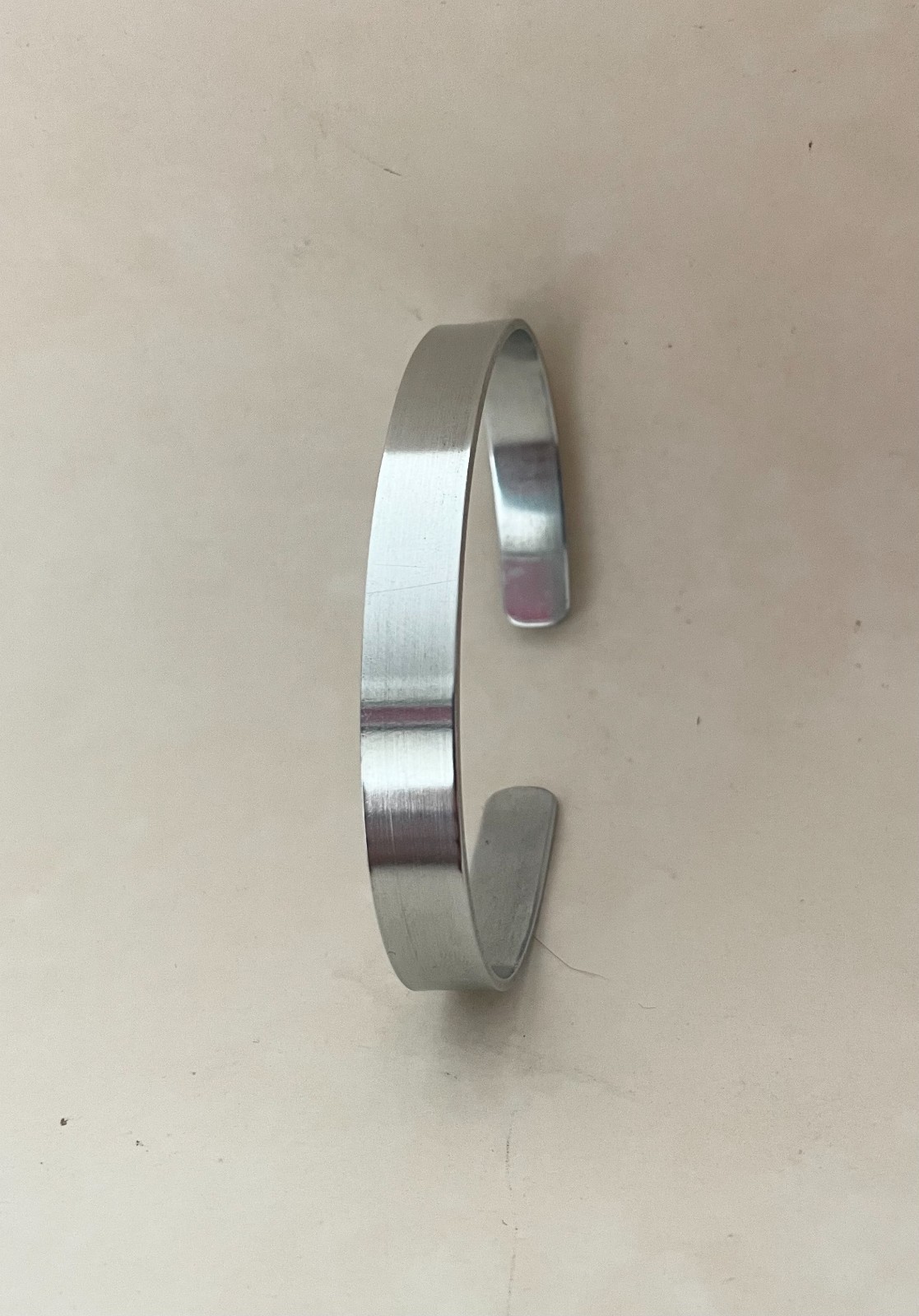 Zinc bracelet, Handcrafted,Unisex Zinc Bangle, Adjustable , 10 mm wide, Zn 30