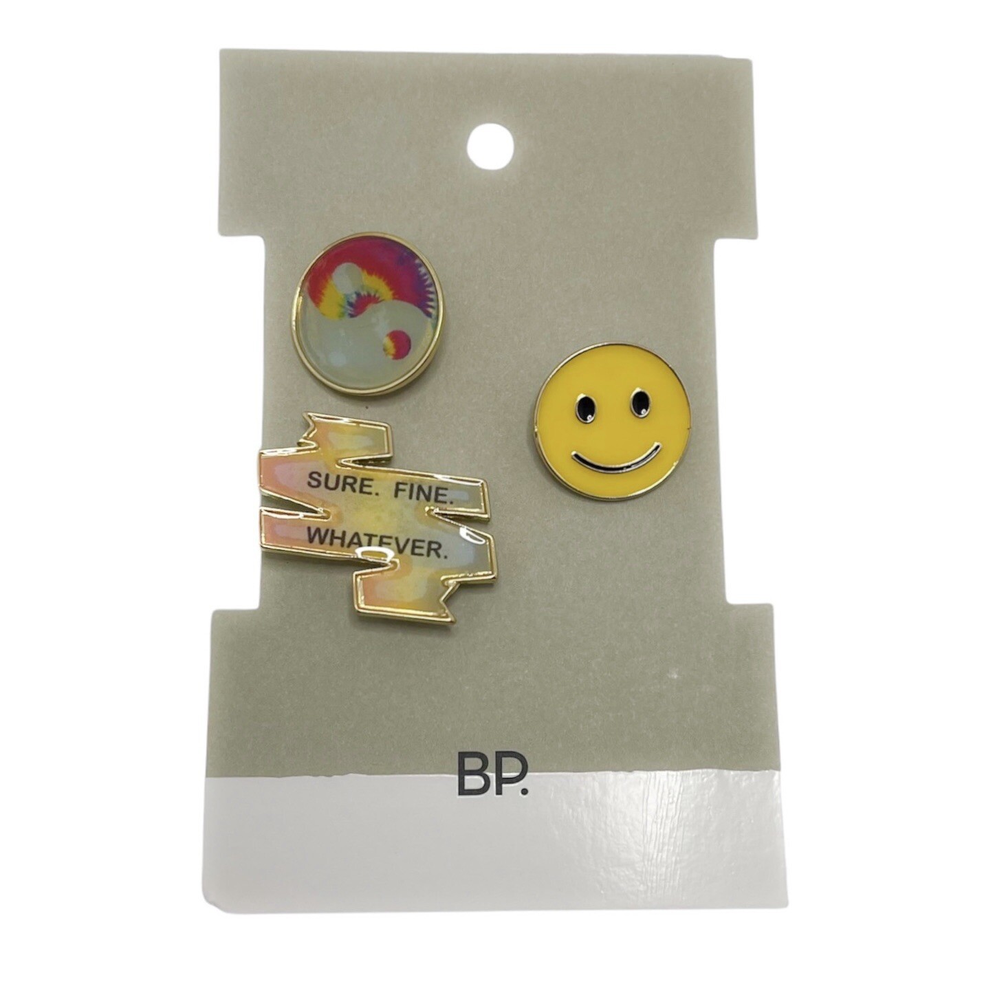 BP. NWT Expression Lapel Pin Set Of Three