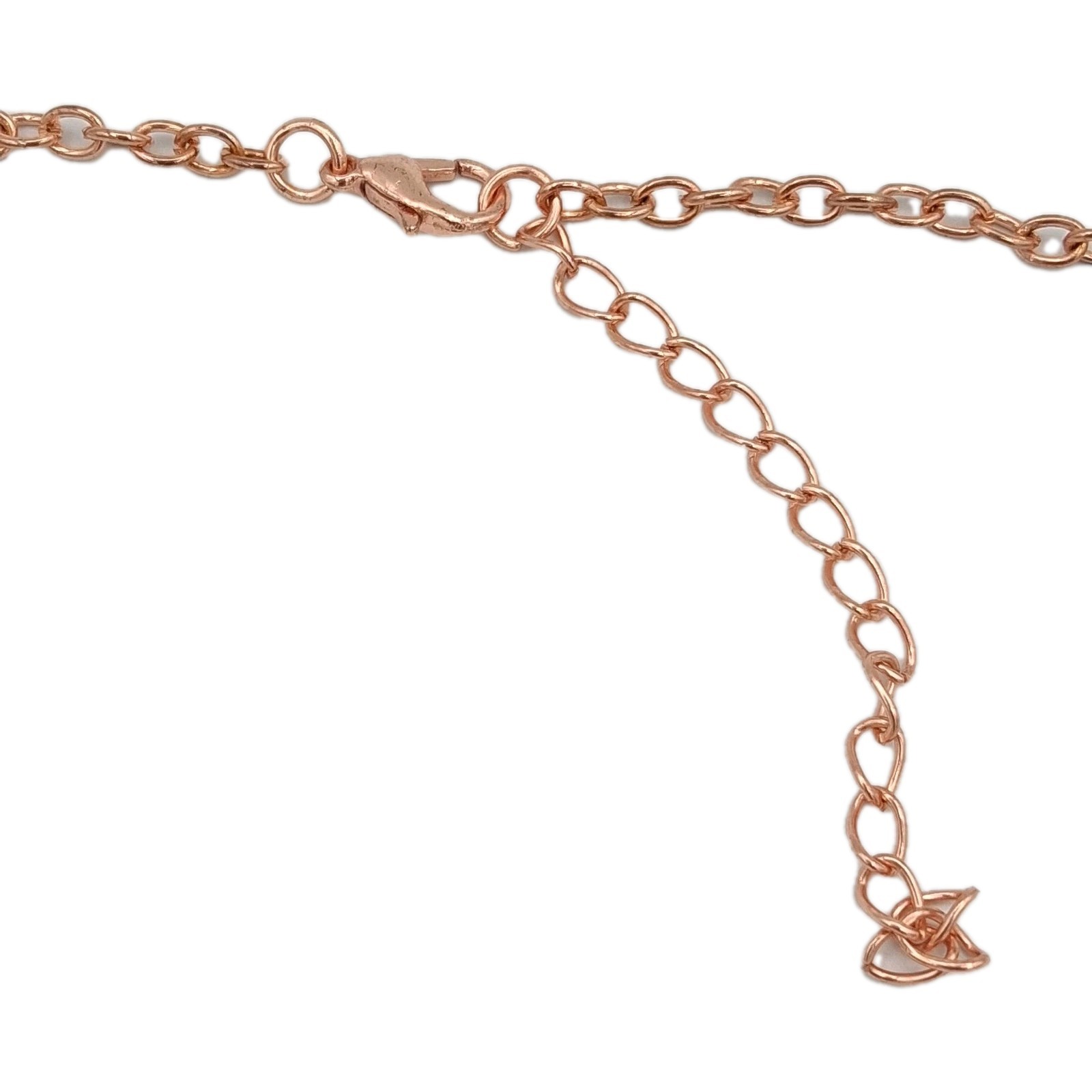 Rose Gold Tone Rhinestone Bib Necklace 18-20.5″ Statement Bridal