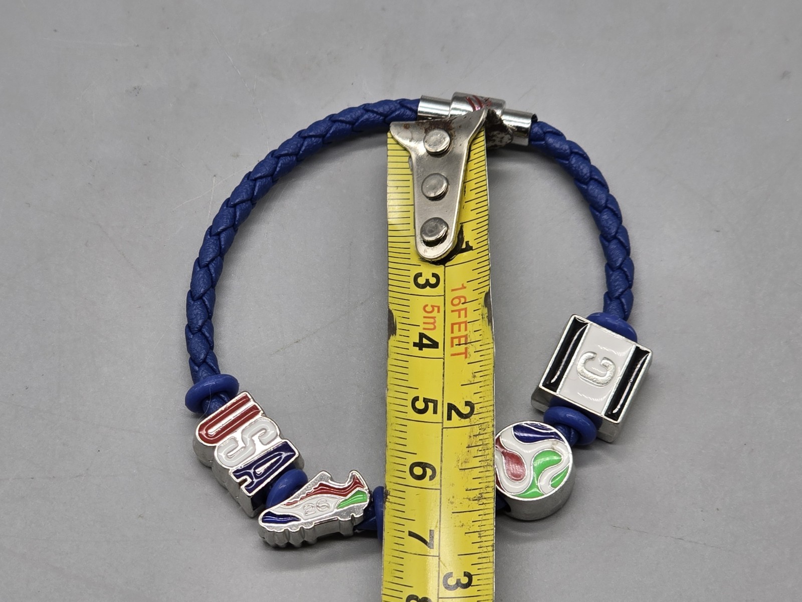 FIFA World Cup 2026 Bank Of America USA Fan US Team Charm Bracelet Collectible