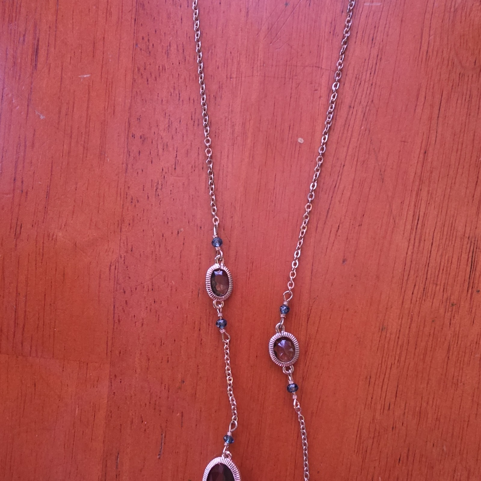 Silver Tone Metal Cable Chain Necklace with Oval Links, No Stone