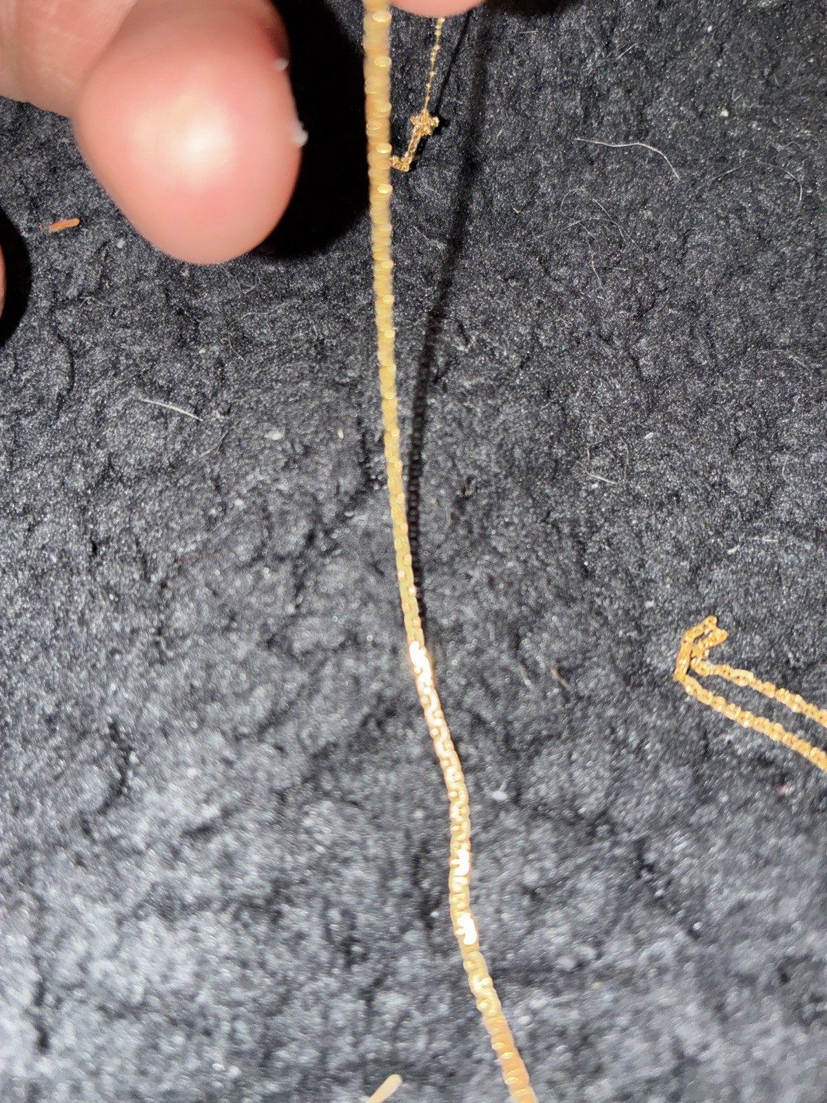 14k gold solid 1.1mm mariner chain 22”