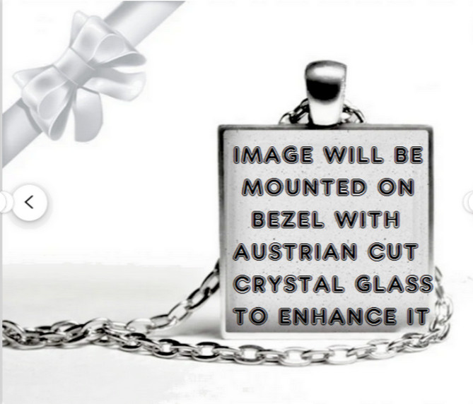 One-Of-A-Kind HALLOWEEN GRAVEYARD MUMMIE DEATH Pendant 925 Silver 22″ Necklace