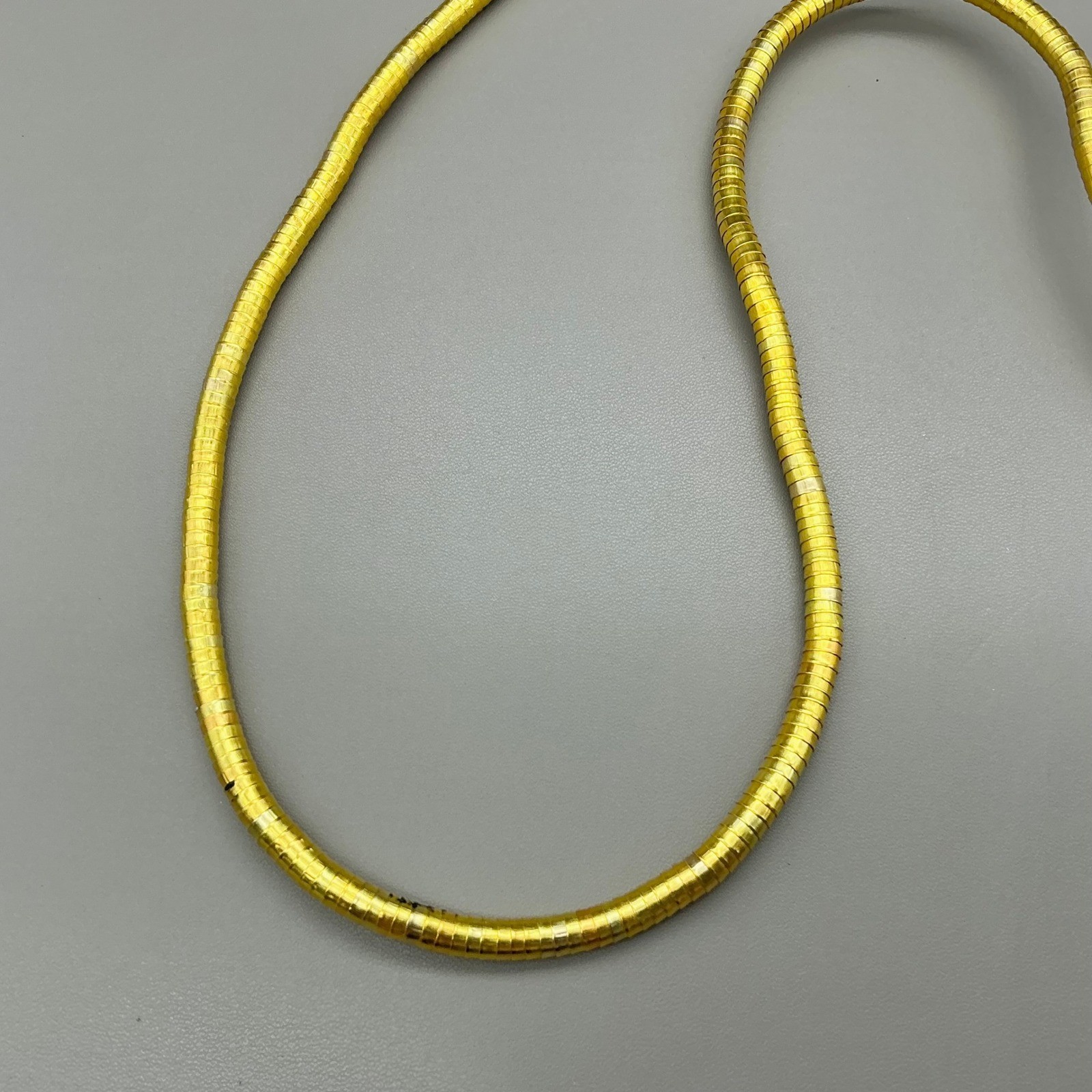 Necklace Womens Gold Tone Snake Chain Link Minimalist Costume Jewelry 30 Inch