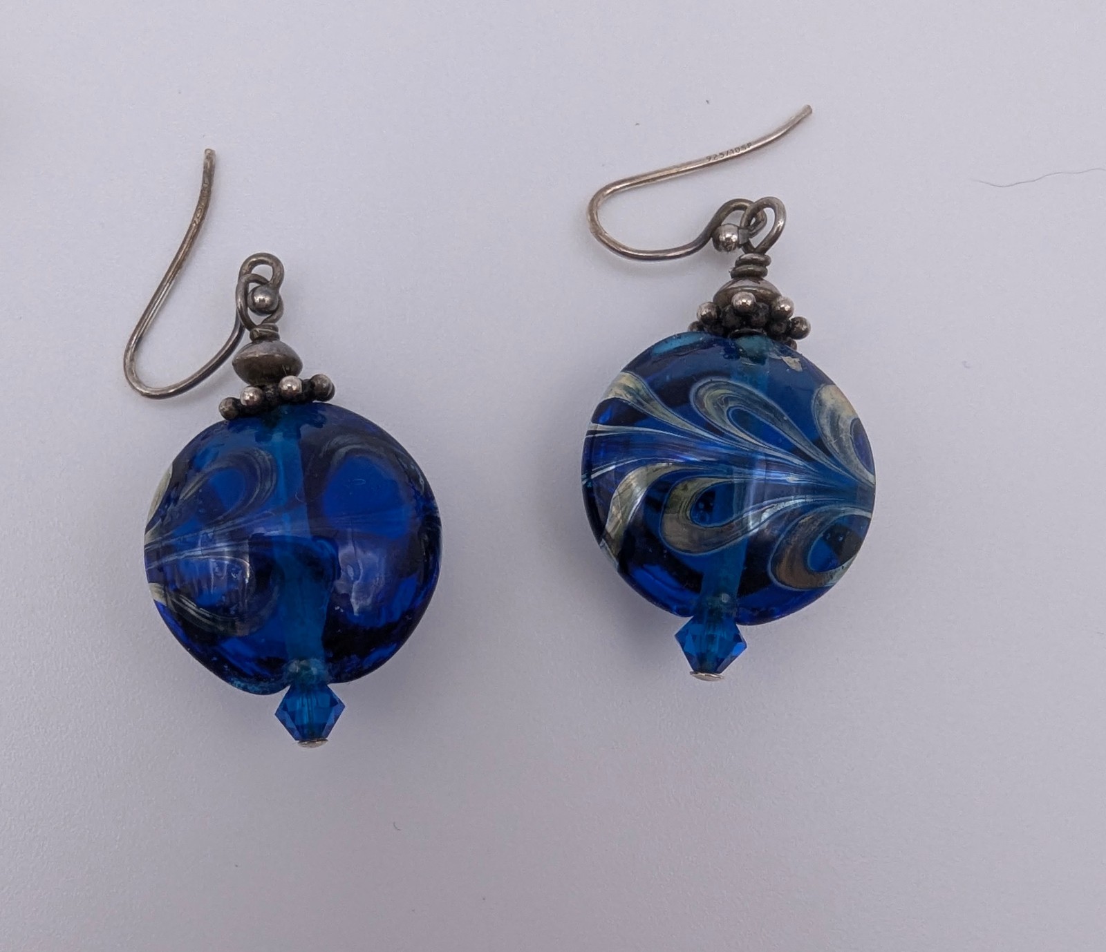 10 Pair Artisan Style Dangle Earrings Lot Glass Bead Stone Boho Mixed Jewelry