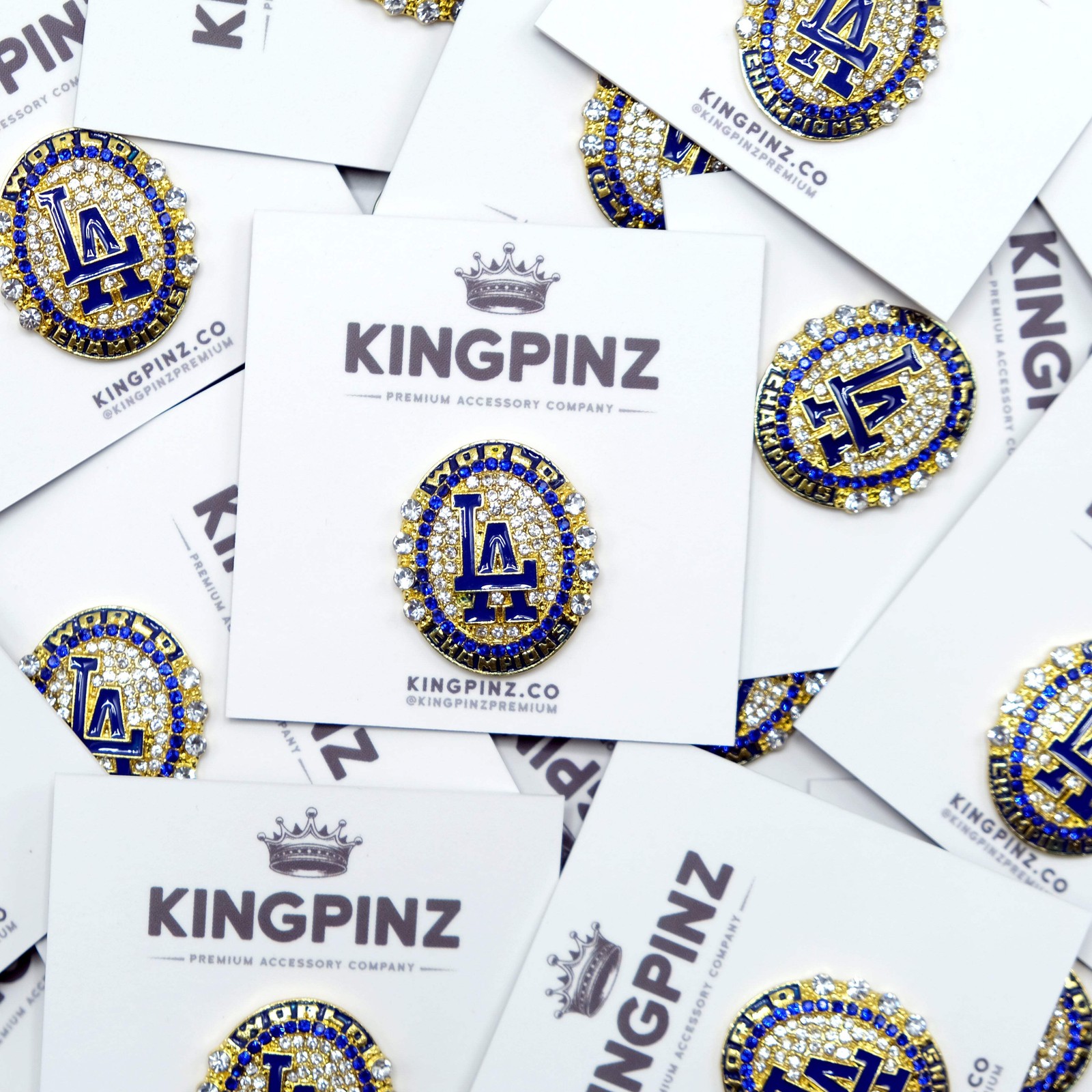 Dodgers 2024 Championship Ring Lapel Pin