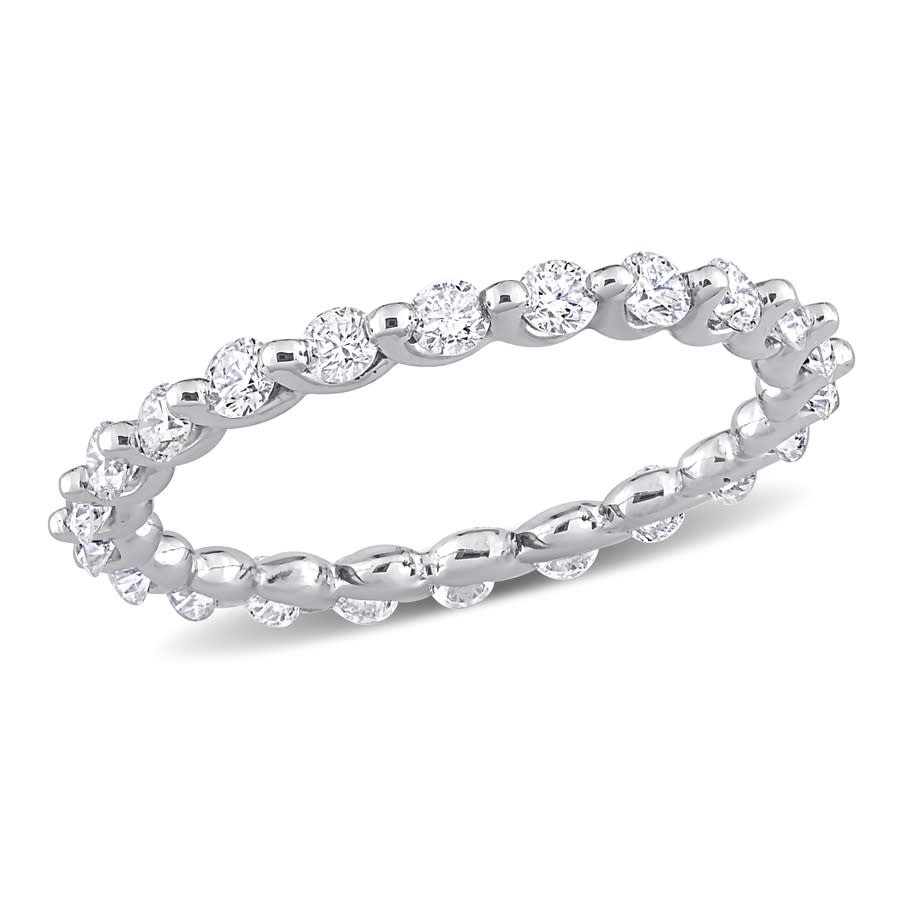 AMOUR 1 CT TW Diamond Eternity Band in Platinum