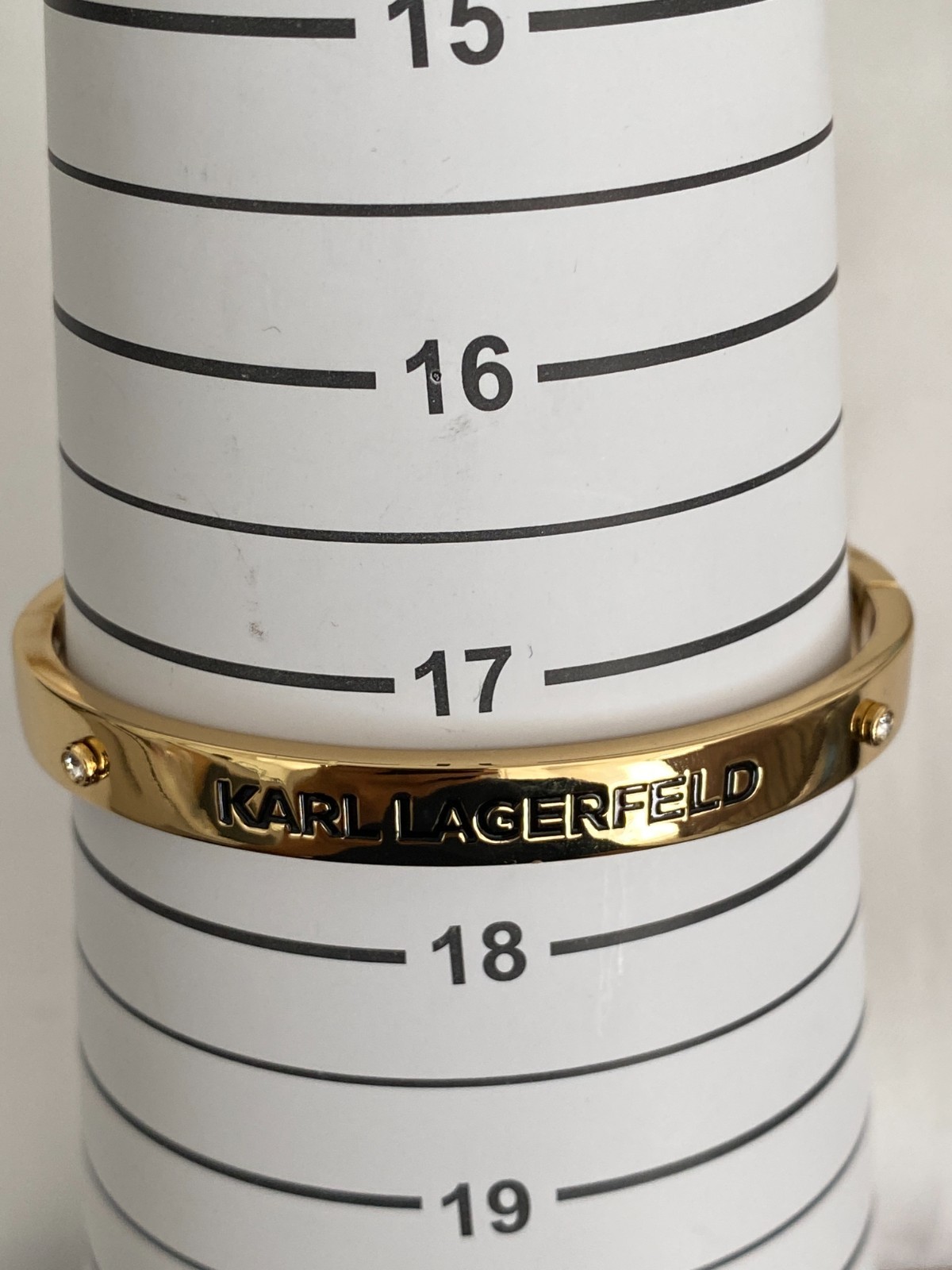 Karl Lagerfeld Rue St. Guillaume Bangle with Crystal from Swarovski