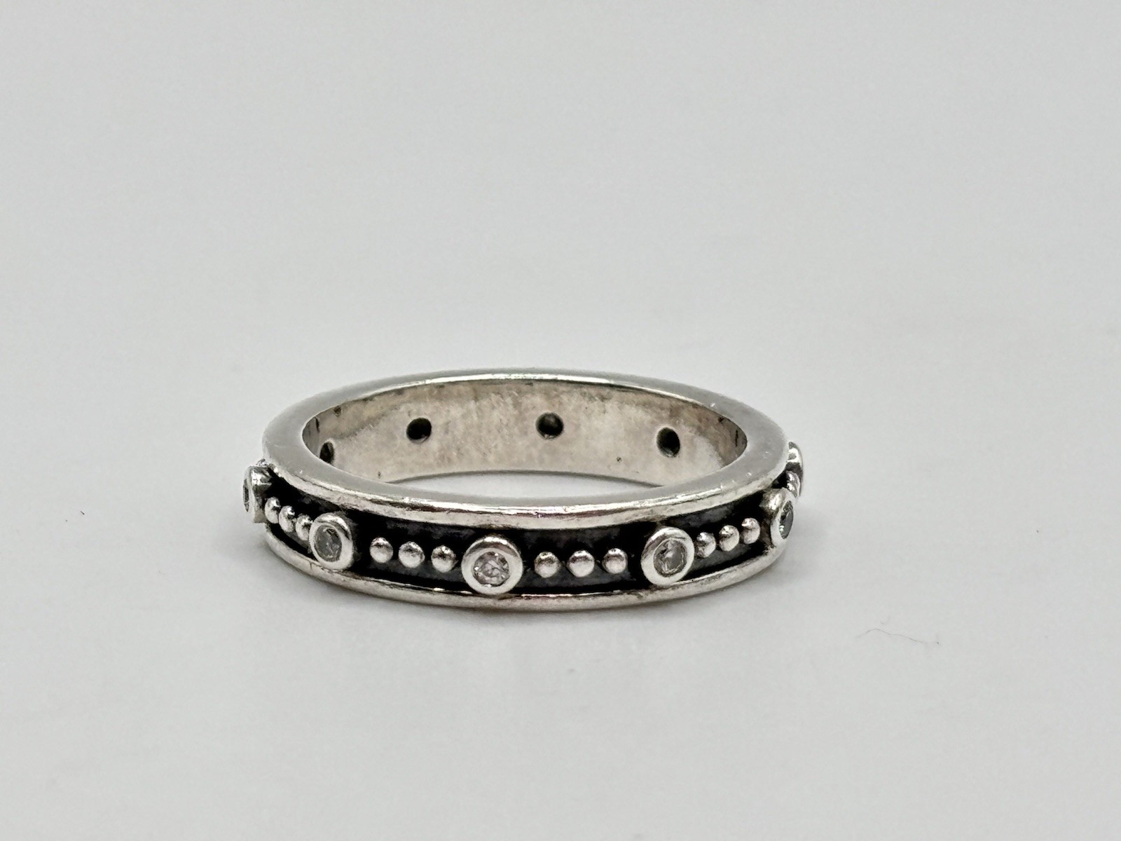 Pandora S925 ALE 58 Fairytale Royality Eternity Band Ring Size 8