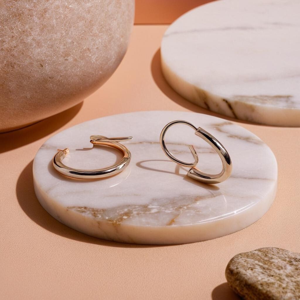 Twisted Design Silver Hoop Earrings Casual Everyday Chic Jewellery Gift For Girl
