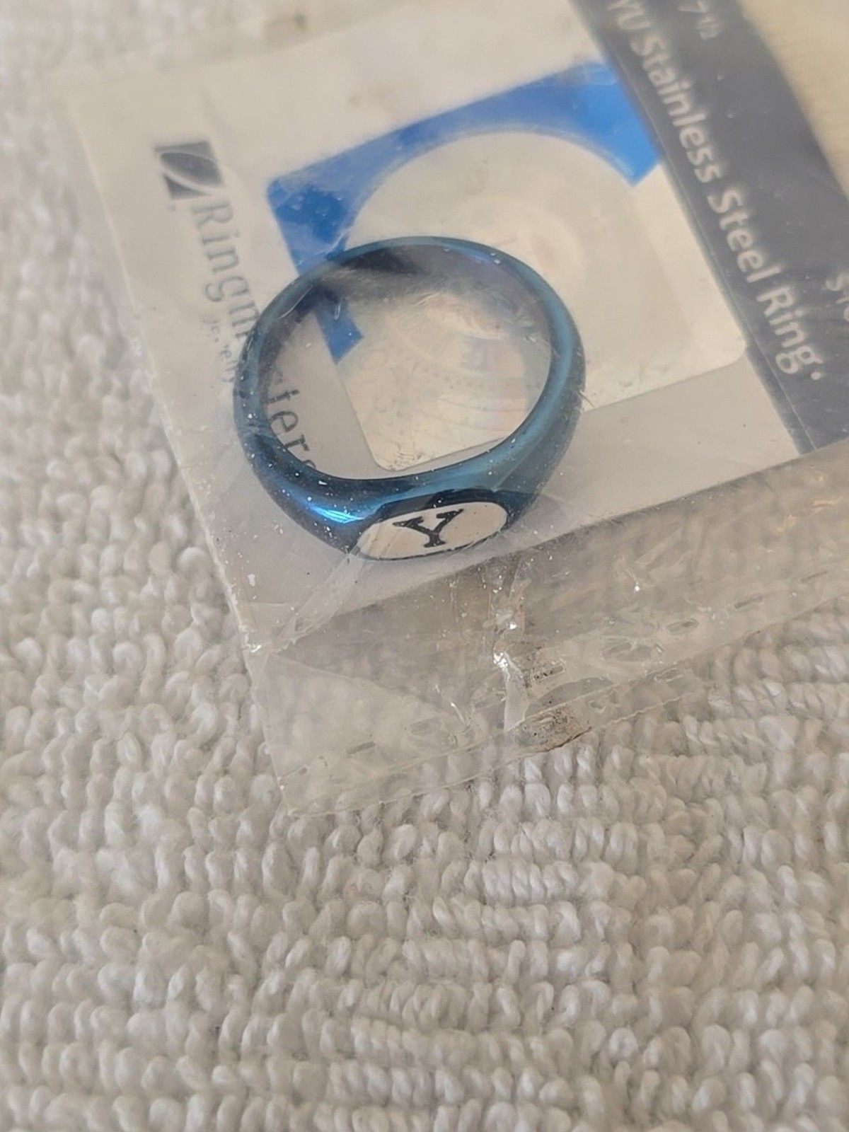 Lot Of 6 Ringmasters BYU Stainless Steel Rings Various Sizes (See Description)