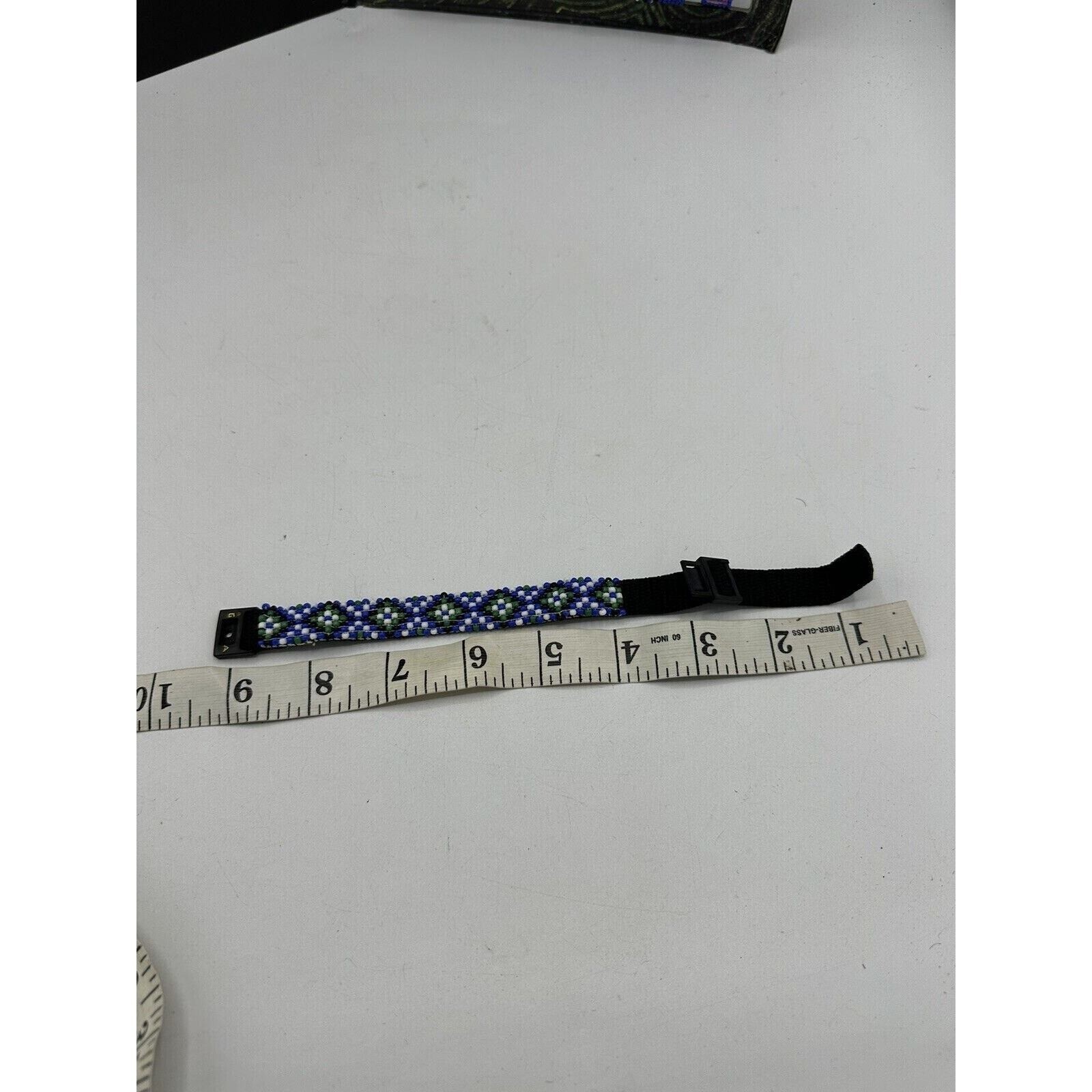 Vintage Gotcha Bracelet Adult Unisex Surf Skate Braided Wrap Multi 80s 90s