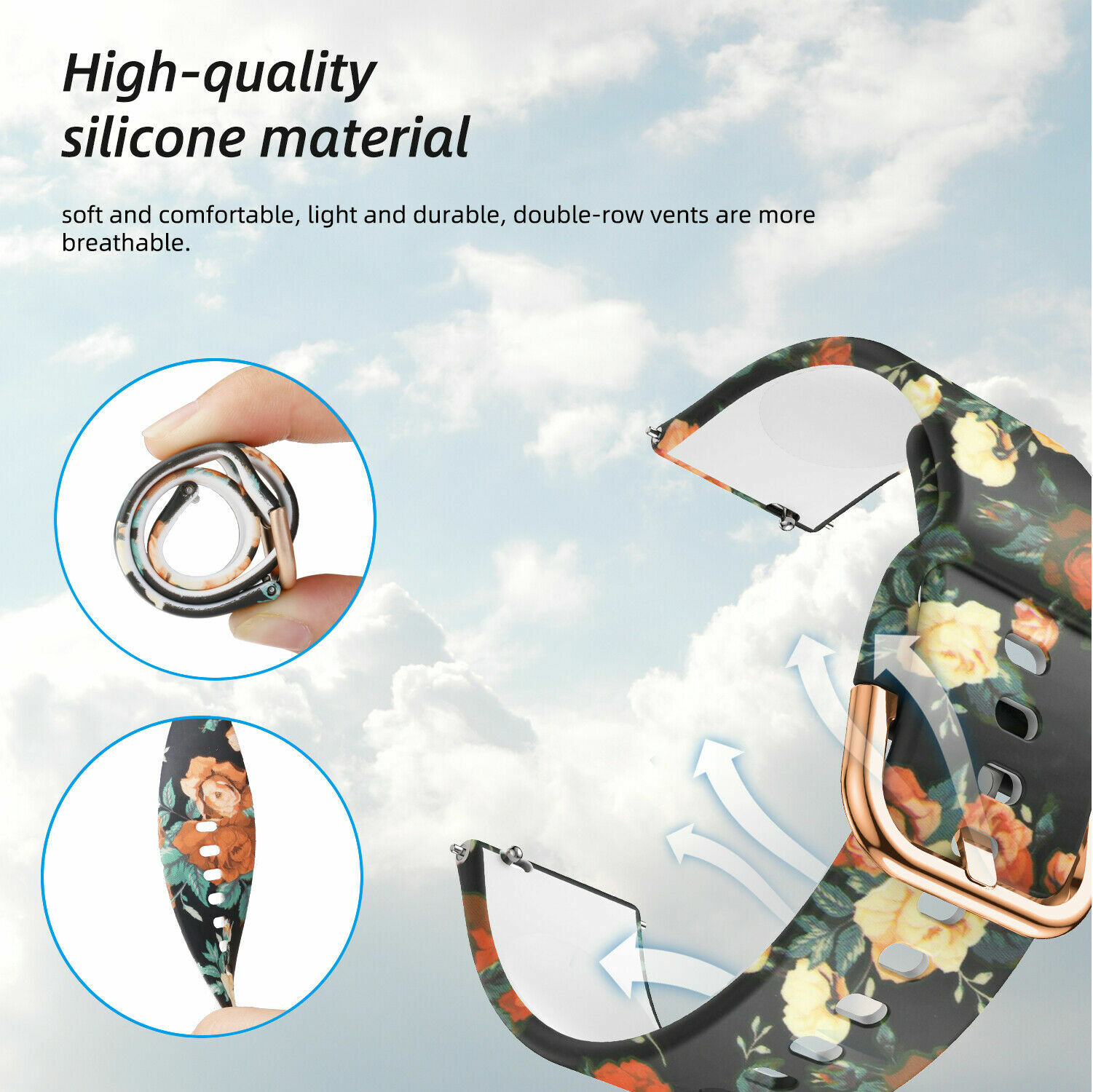 Silicone Rubber Replacement Band Strap Wristband For Fitbit Versa 2 Lite Watch