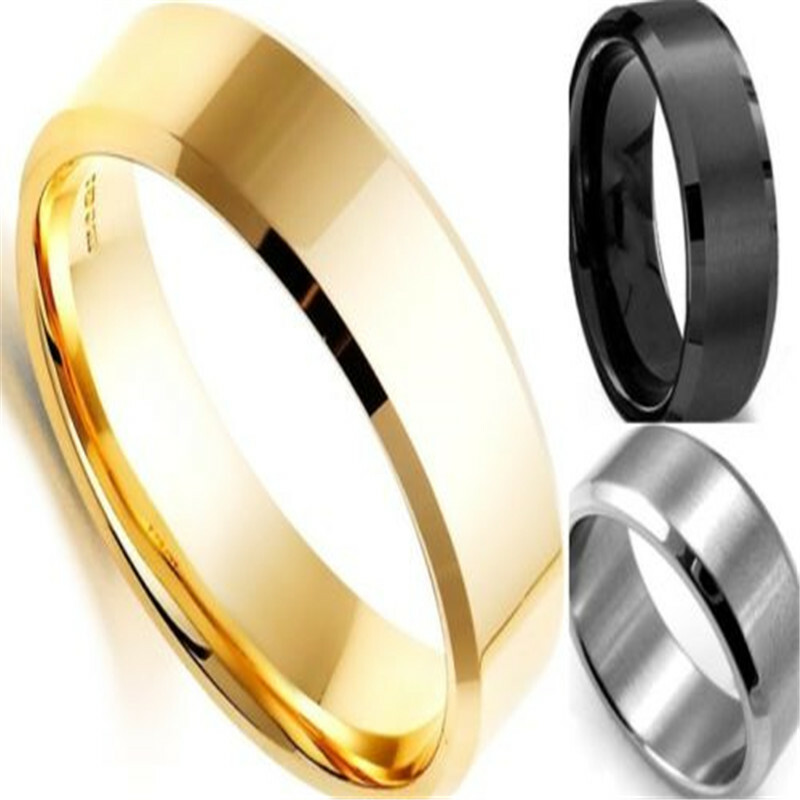 Mens Womens Charm Circle Ring Pendant Silver Stainless Steel Chain Necklace