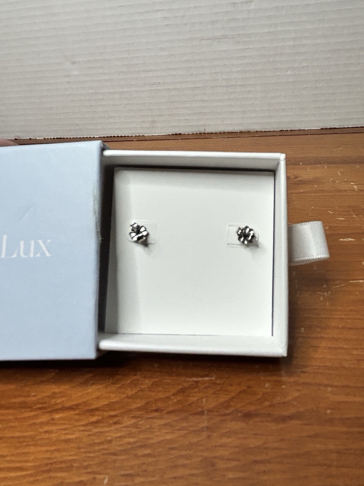 Toni Lux Isabelle Studs Pure Titanium Earrings Square Very Good Condition
