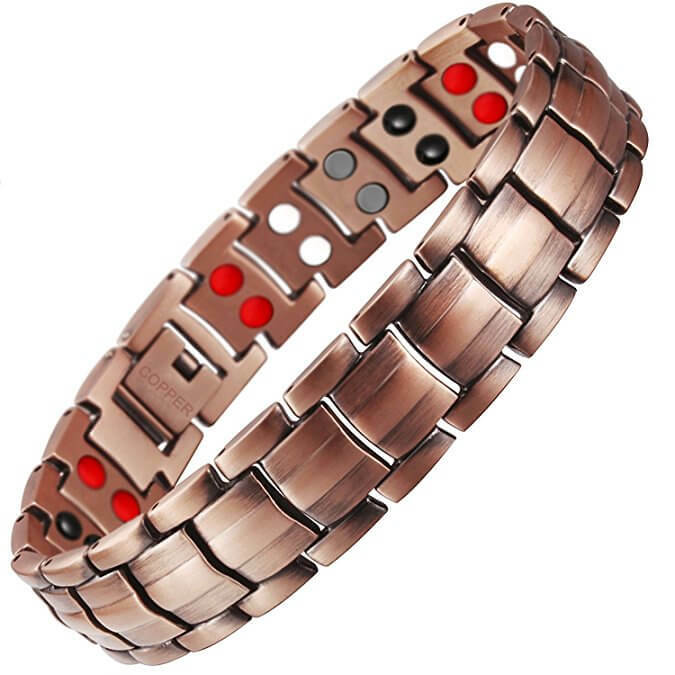 Pure Copper Magnetic Bracelet men women Arthritis Pain Relief Balance Energy