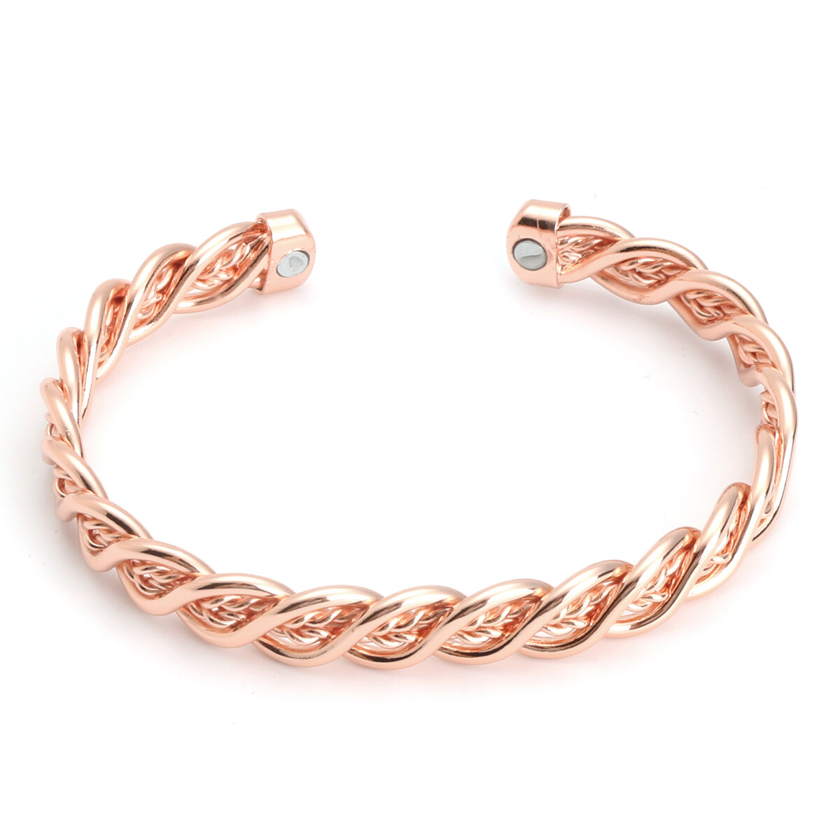 PURE SOLID COPPER MAGNETIC HAMMERED MEN WOMEN BANGLE/BRACELET ARTHRITIS CB06V.