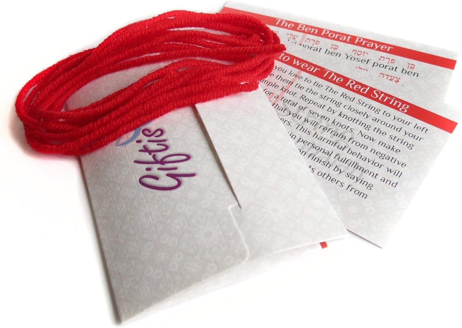 5 pcs Original Kabbalah Red String Bracelet – 100% Wool – Powerful