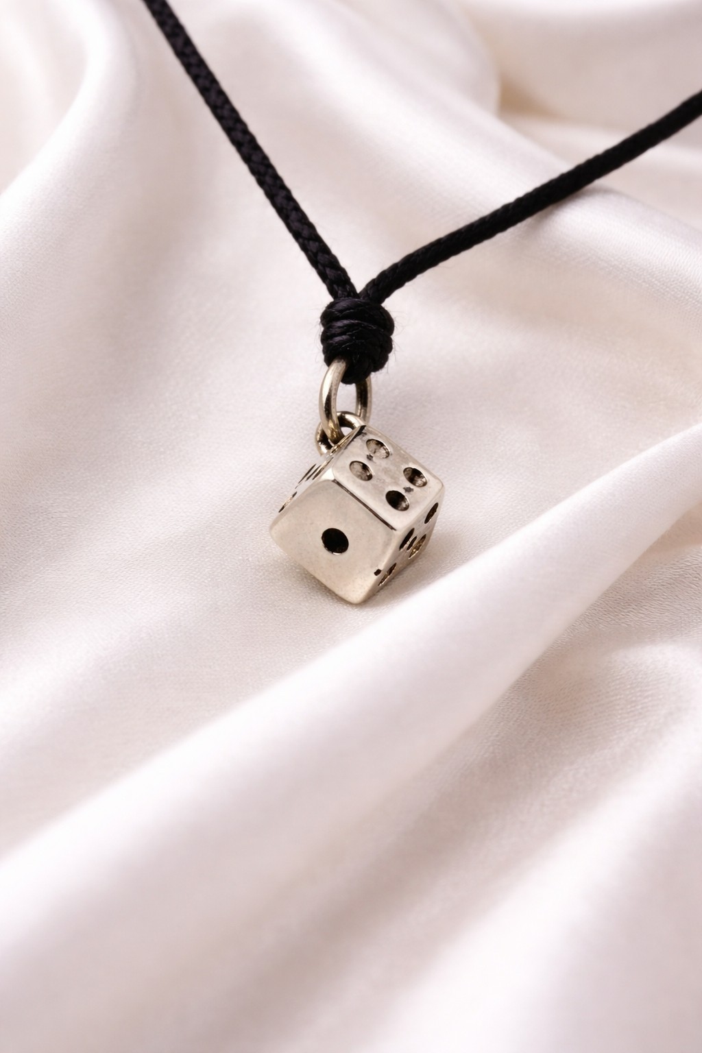 Dice Gambler 92.5 Sterling Silver Pewter Brass Charm Necklace Pendant Jewelry