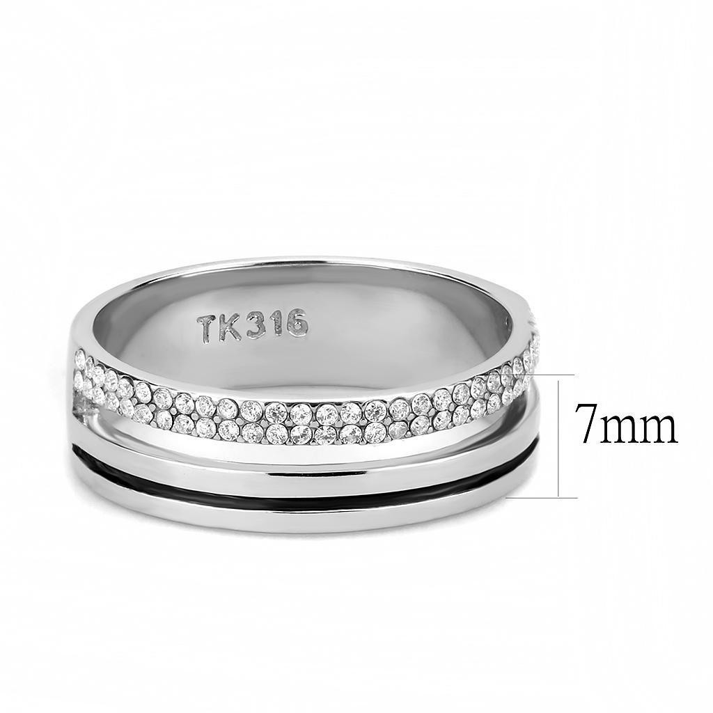 Open Band Unisex Male Female Wide Eternity Ring