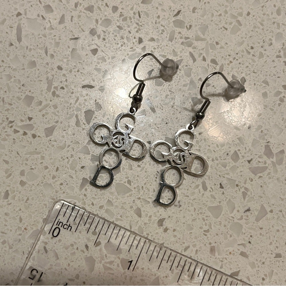 “God is Good” stainless steel jewelry Set – necklace, earrings, bracelet