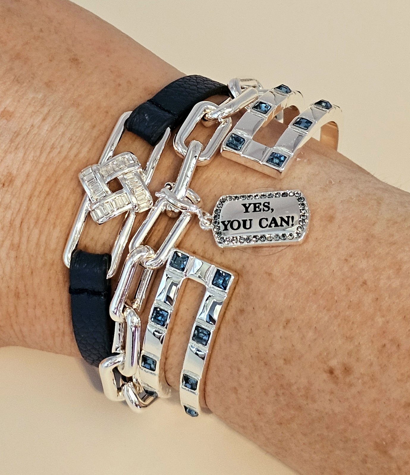 Bomb Party Spring Stacks 2026 Courage Looks Good on You Bracelets