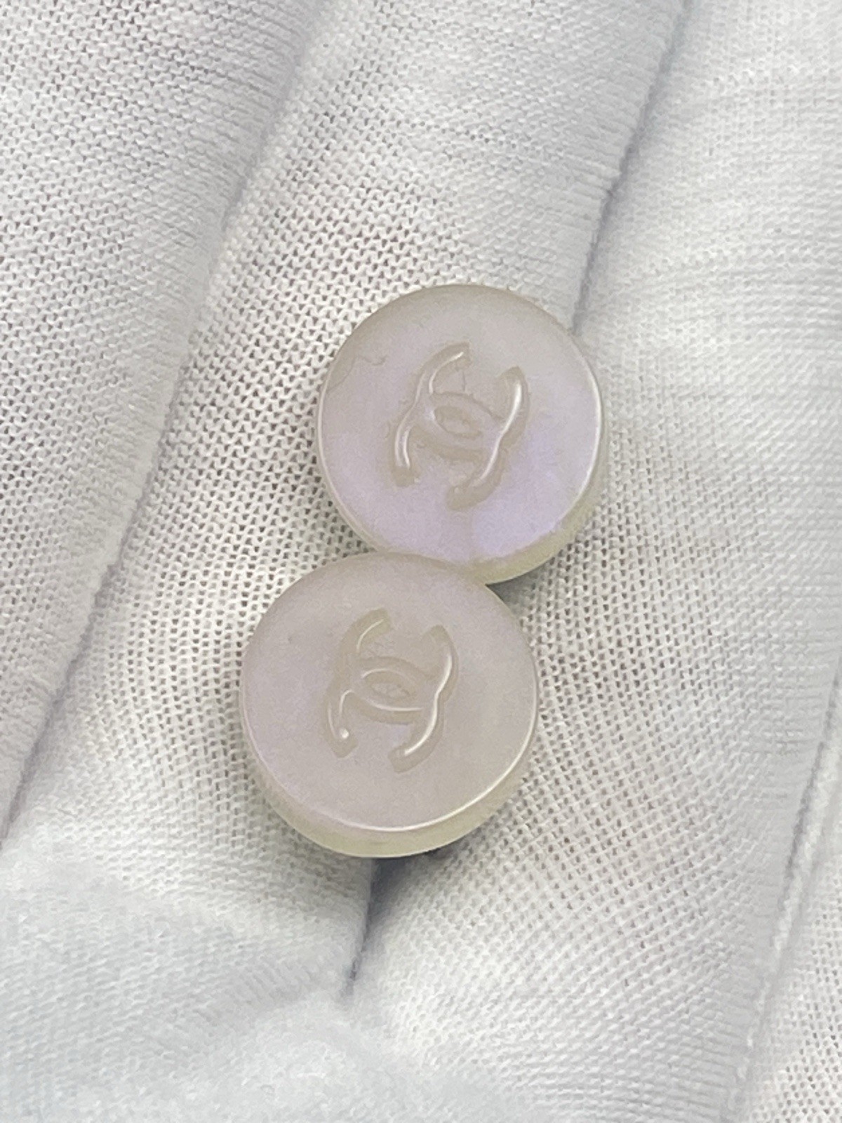 Chanel CC clip On Earrings