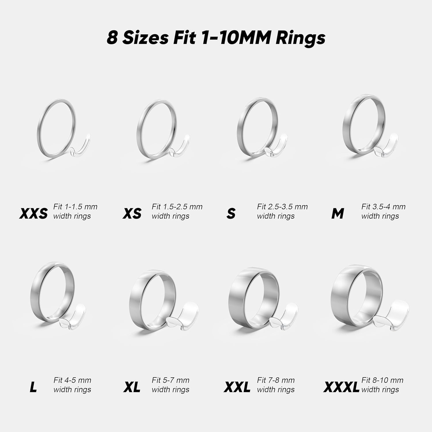 Ring Size Adjuster for Loose Rings for Any Rings Ring Size Reducer Spacer Ring G