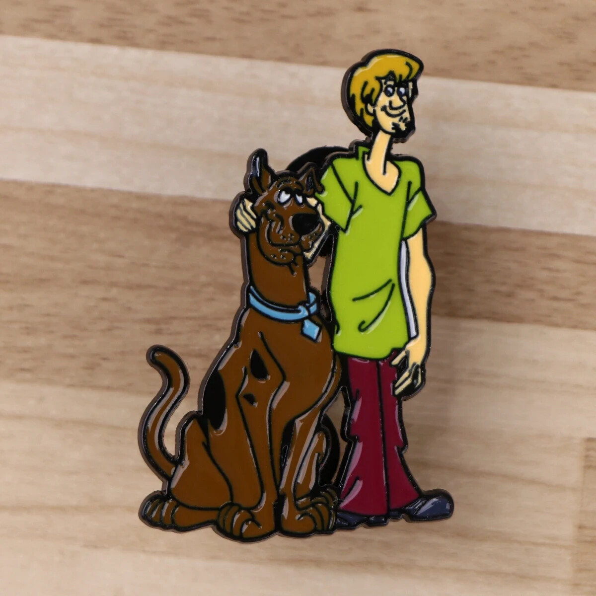 Scooby Doo and Shaggy Cartoon Characters Enamel Metal Pin