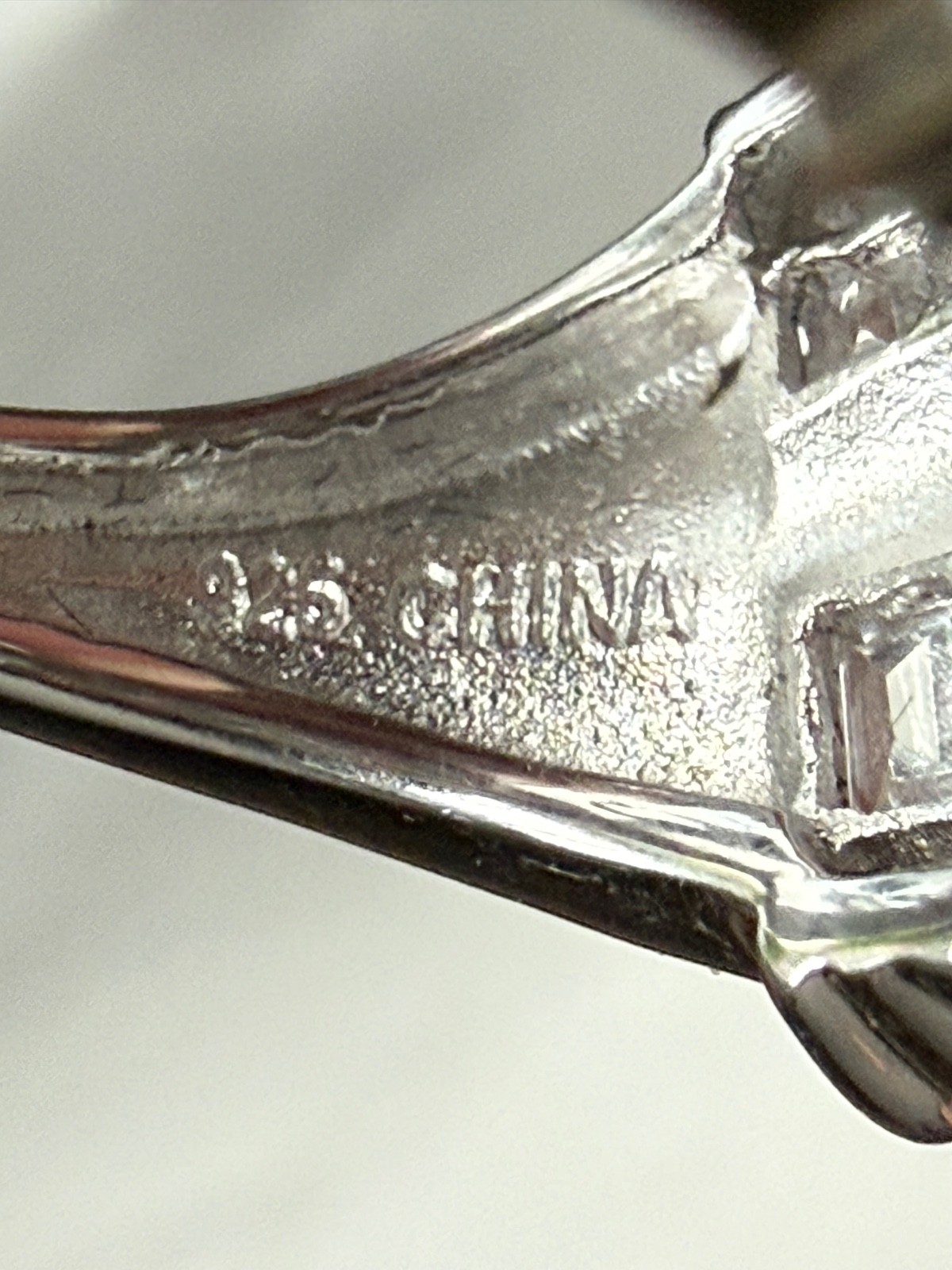 PAJ 925 sterling silver CZ high quality Vintage Cocktail ring very flashy size 5