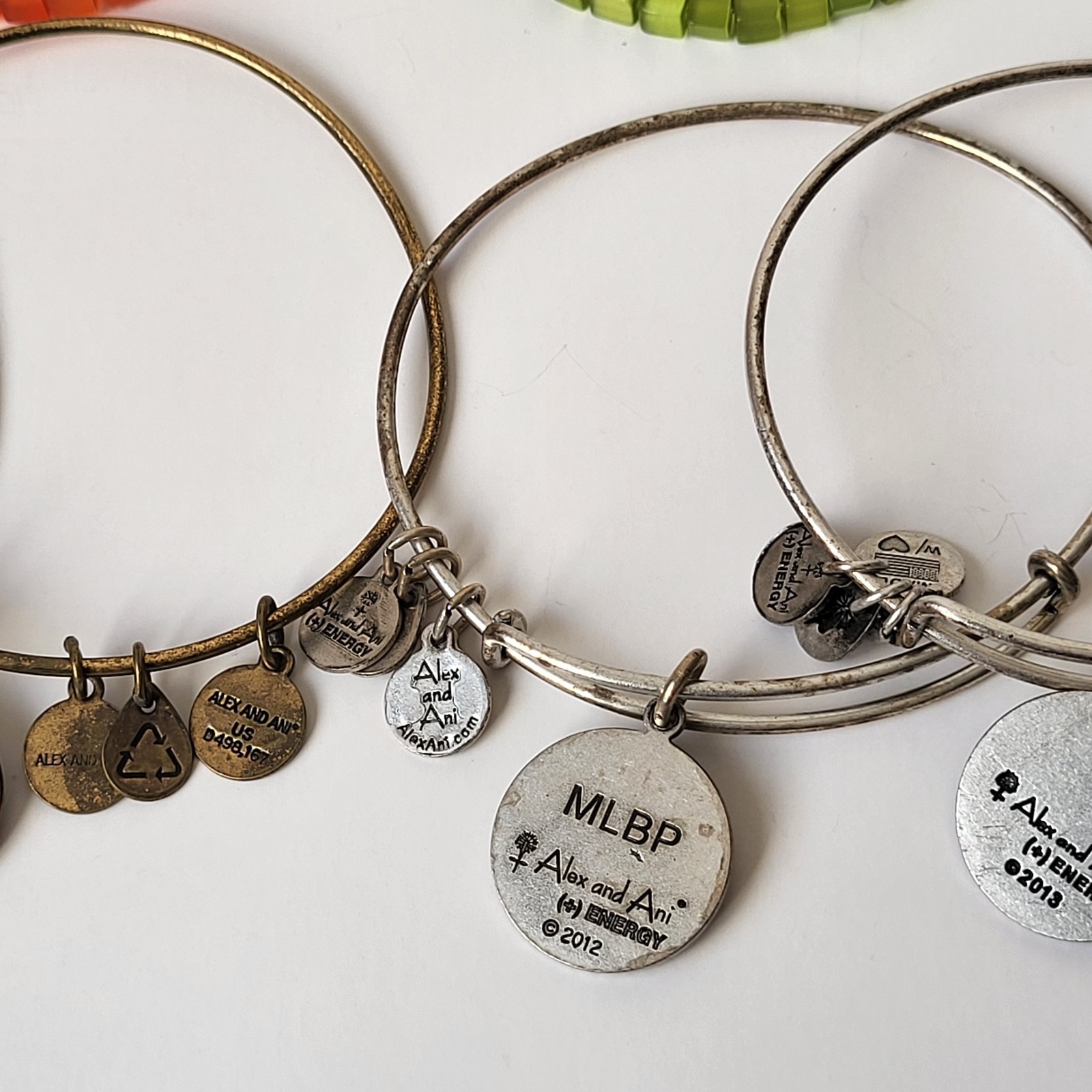 Alex & Ani Energy Lot Of 8 Charm Bracelets Mostly Sports Patriots Bruins Celtics