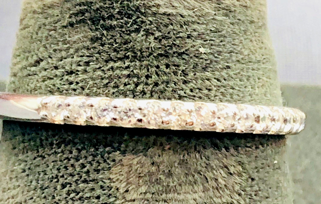 Three DIAMONIQUE Sterling and CZ Rings All Size 10 with Two Boxes Appear NEW