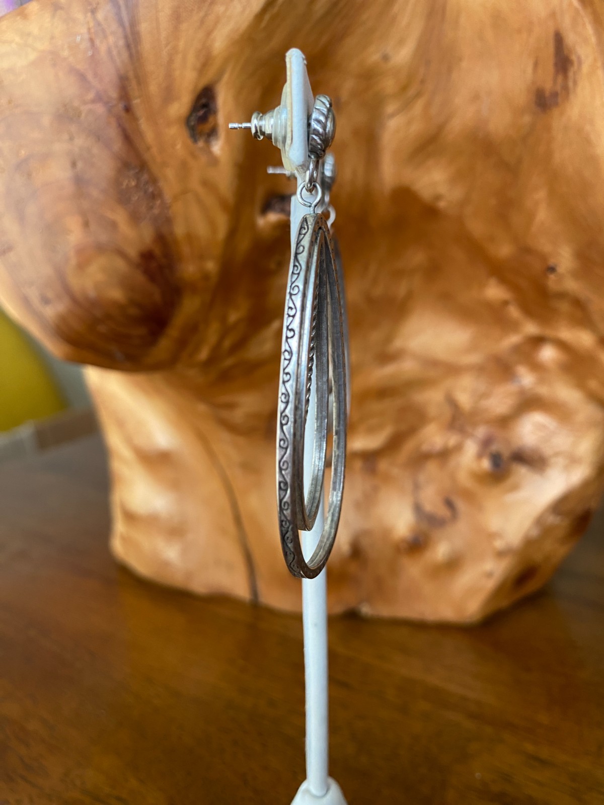 Rare Brighton Layered Teardrop Earrings Nesting Orbital Articulated HTF