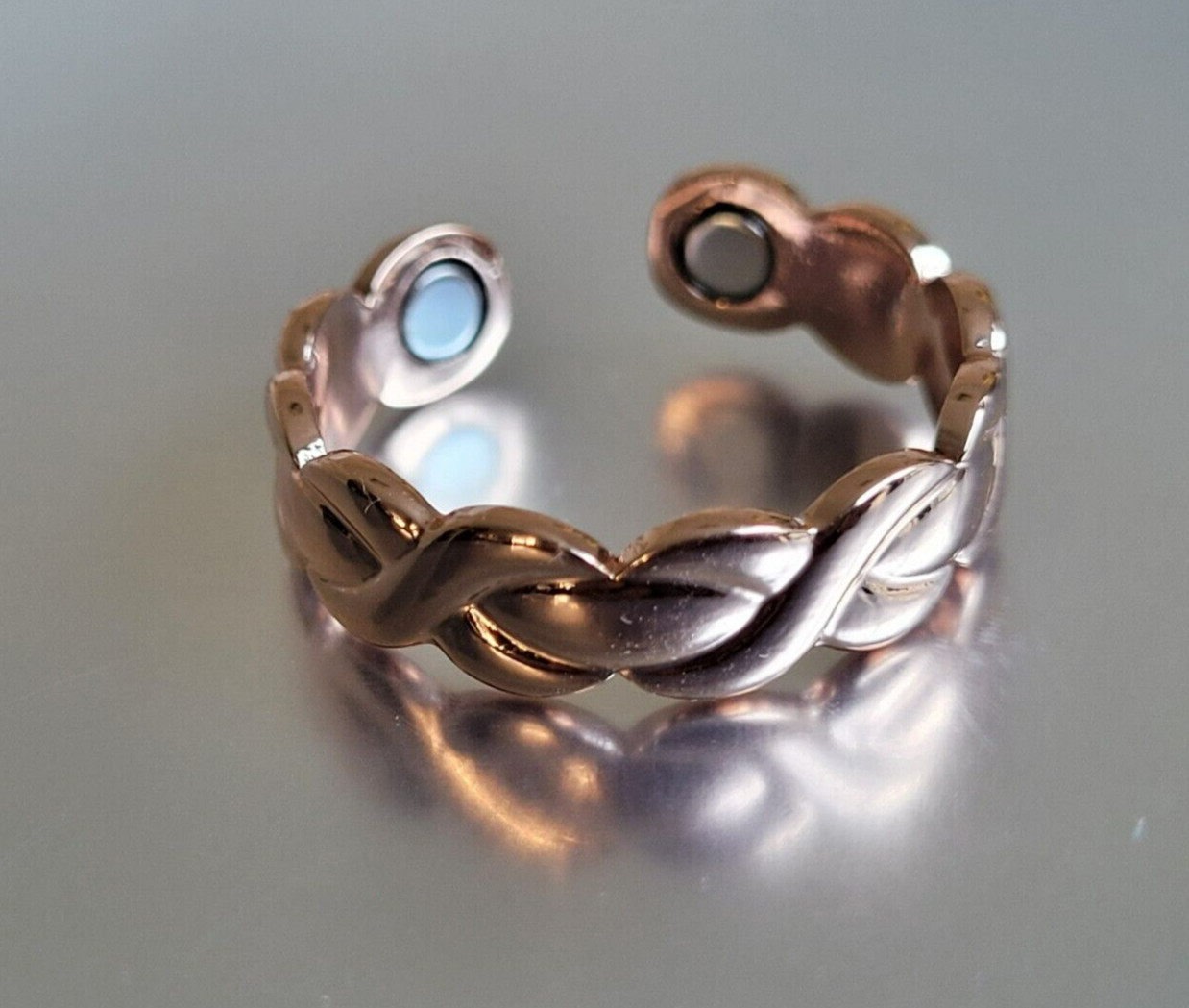 Pure Copper Magnetic Ring – Arthritis Adjustable Ring Eyes
