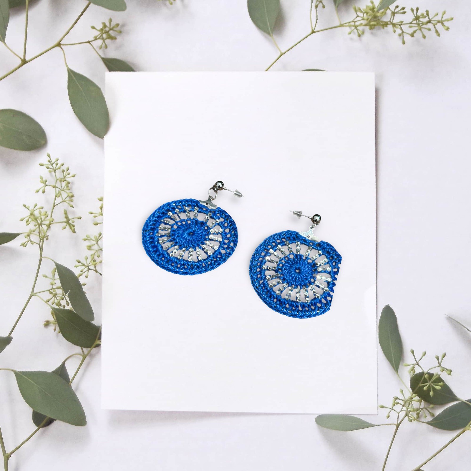 Icy Boho Earrings New Surgical Steel Ear Wire