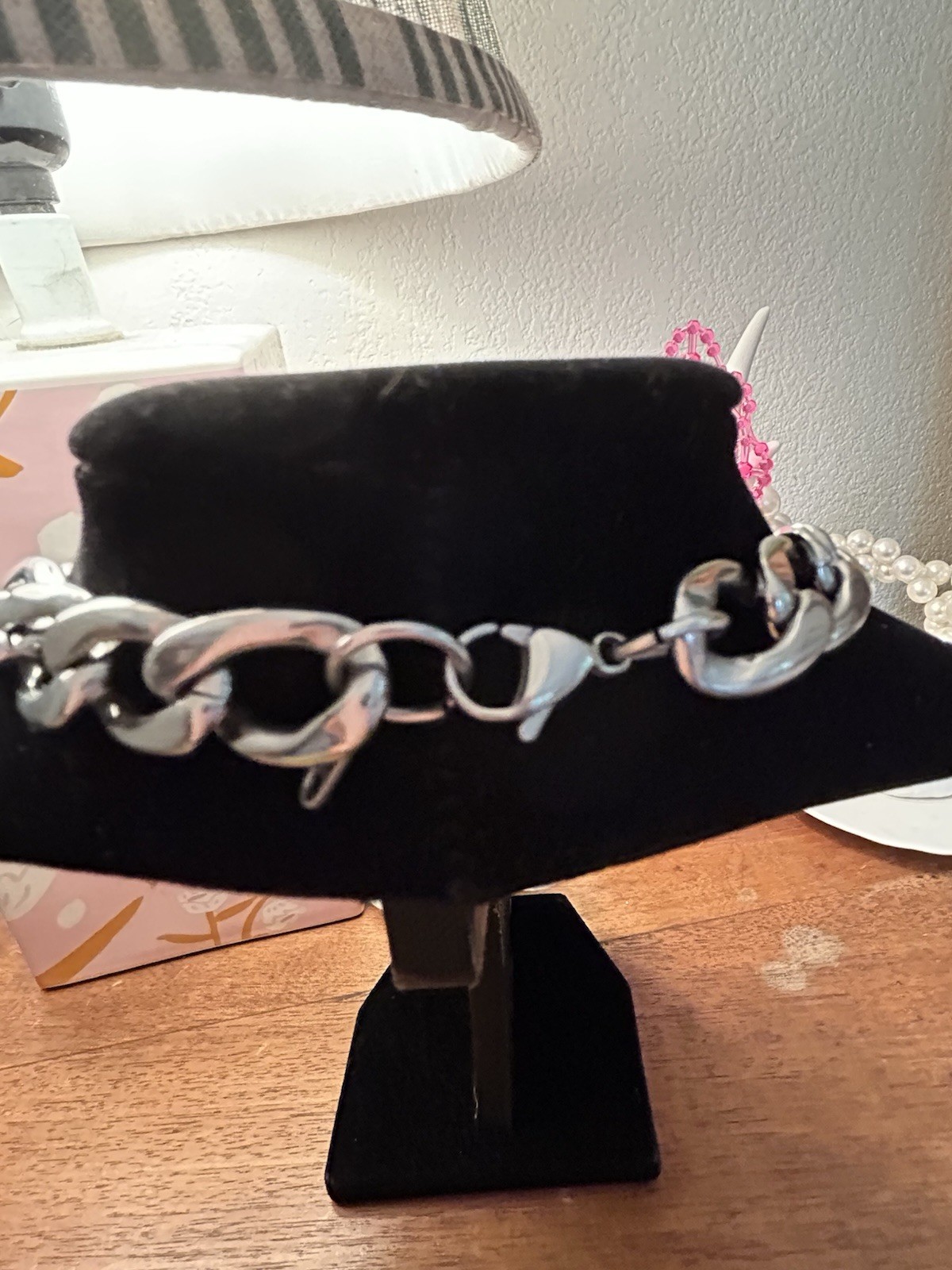 Max Stainless Steel Chunky Curb Link Statement Necklace