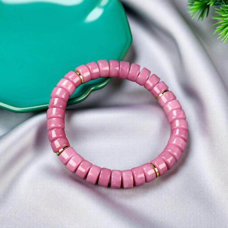 Girl Grandma Mother Lady Women Jade Beads Bracelet Jewelry Family Gift Box DD176