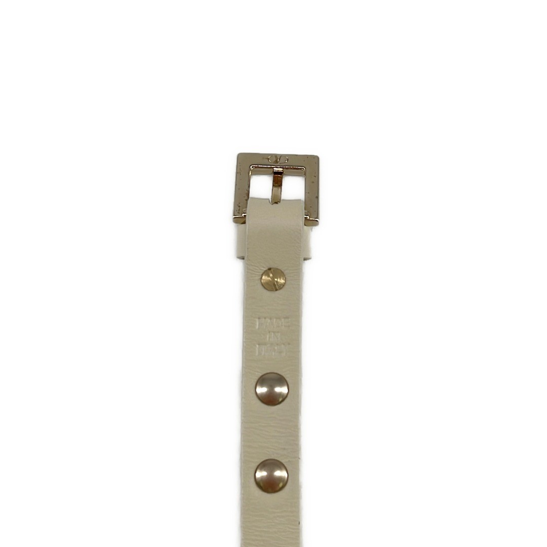 Valentino Bracelet Leather Ivory Garavani