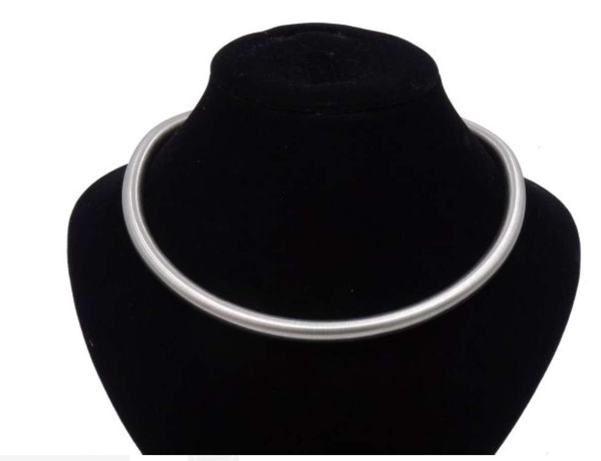 Axsmar bondage choker necklace German. Talena, RARE, stainless steel, BDSM