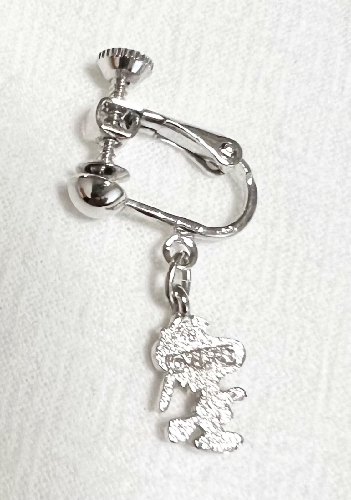 Peanuts Snoopy Joe Cool Woodstock Clip-On Earrings Set of 4 USJ Japan