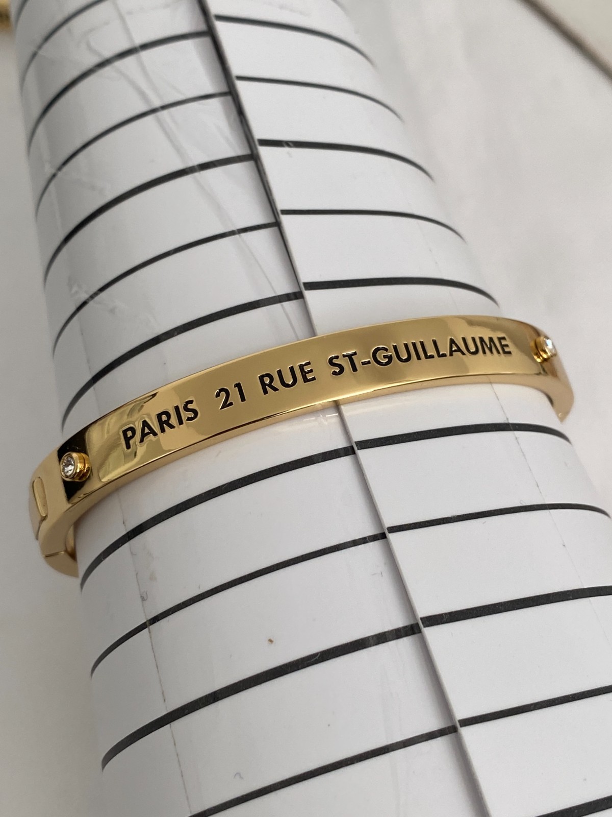 Karl Lagerfeld Rue St. Guillaume Bangle with Crystal from Swarovski