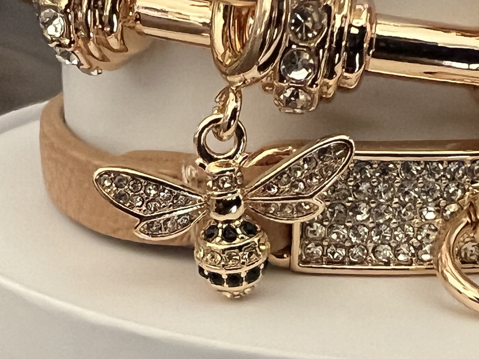 Bomb Party 2026 Spring Stack The Golden Hive With Bee Charm Gold Plating Beauty