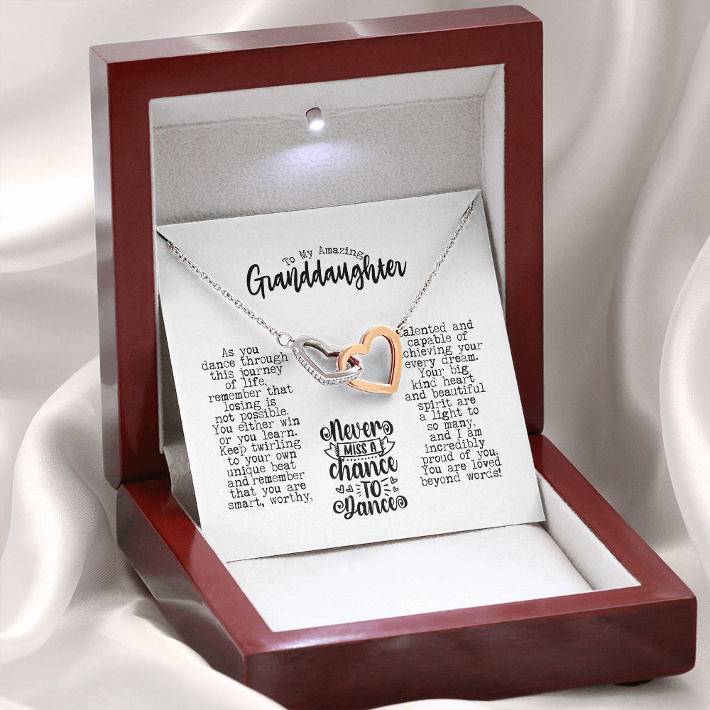 To My Granddaughter Dancer Gift