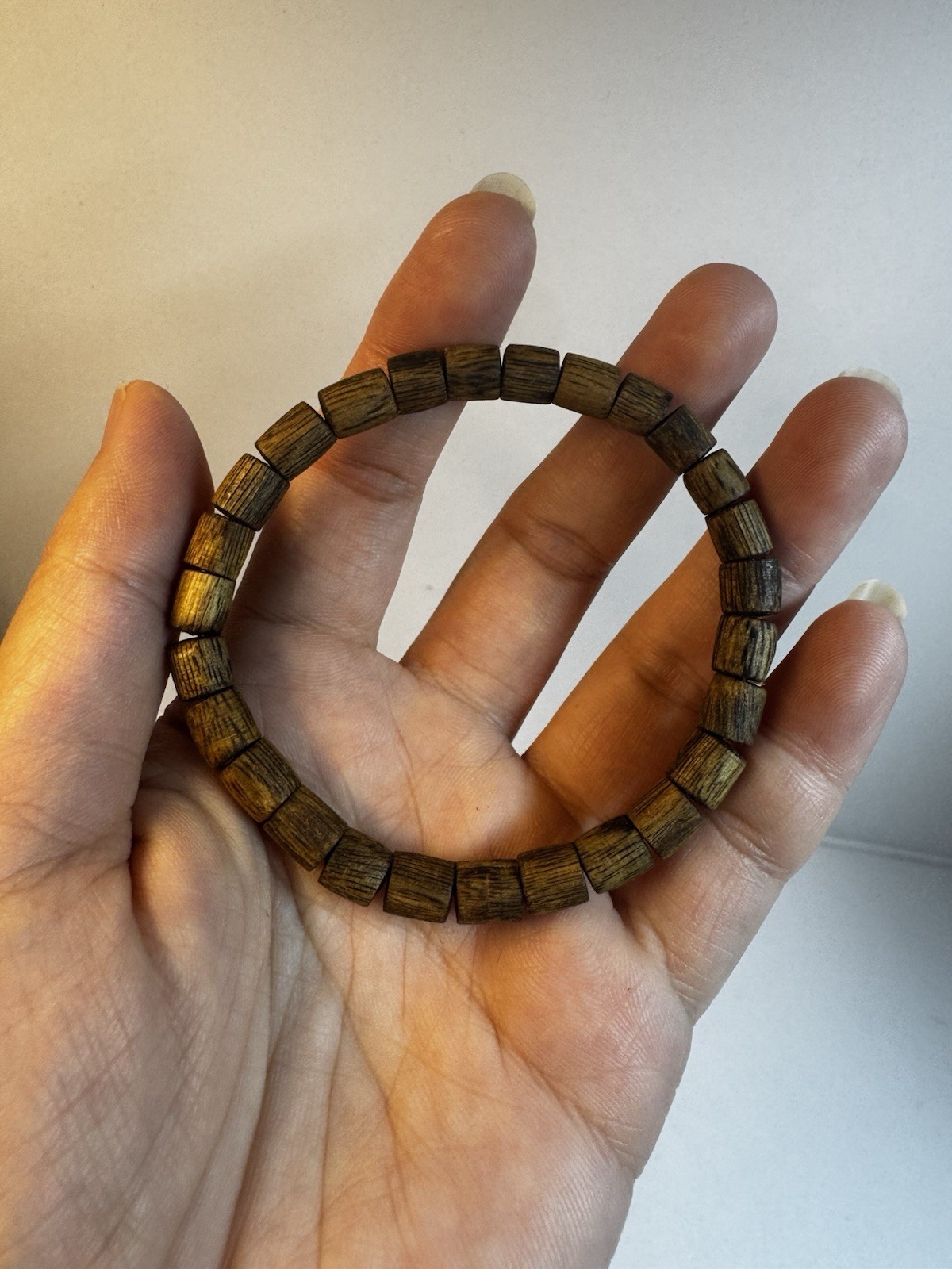AAA quarlity Chenxiang 6.5mm Beaded Agarwood Bracelet New in box free shipping