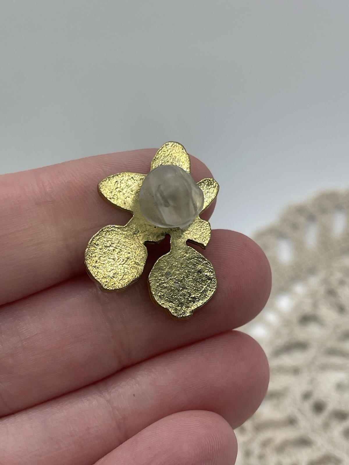 PIN PETITE BROCHE VINTAGE ENAMEL Blueberry