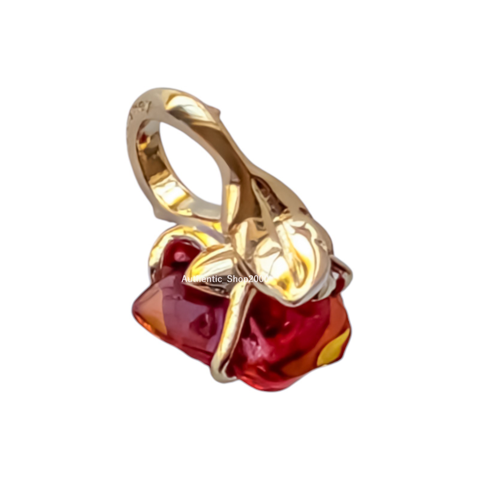 New 100% PANDORA 14k Disney Beauty and the Beast Enchanted Rose Charm 764018C01