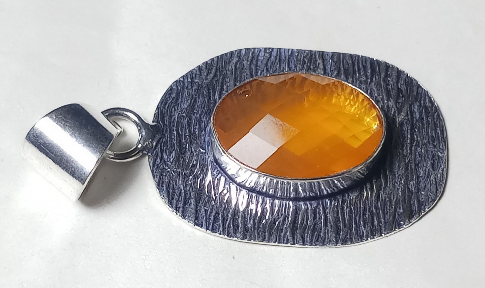 Hydro Onyx Oval Shape Gemstone Handmade Pandant Jewelry Pandant Size 1.5 Inches